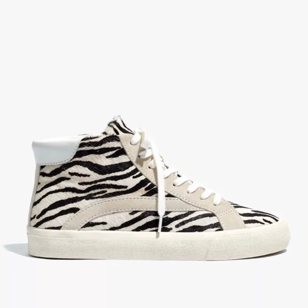 MWL Calf Hair Zebra High-tops - Picture 3 of 14